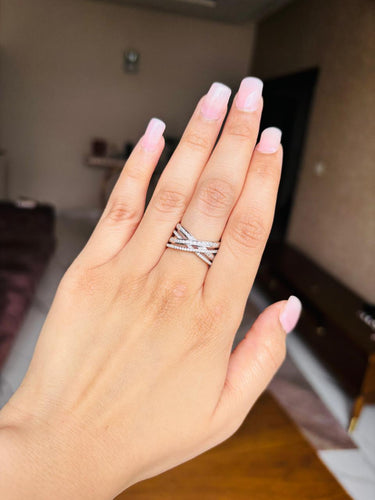925 Silver Stellar Spark Ring